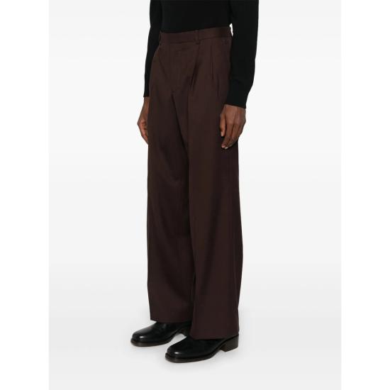 25FW 선플라워 스트레이트 팬츠 4149 2 WIDE PLEAT BROWN - SUNFLOWER