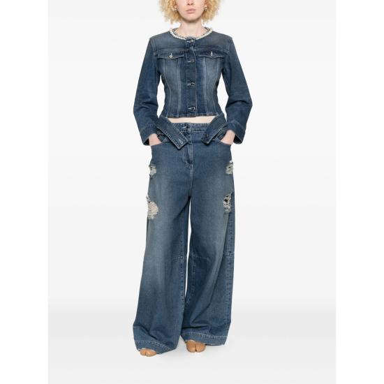 25FW 시몬로샤 데님 자켓 6135B 1231D BLPEA BLUE - SIMONE ROCHA