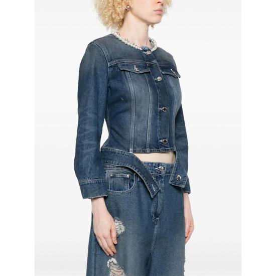 25FW 시몬로샤 데님 자켓 6135B 1231D BLPEA BLUE - SIMONE ROCHA