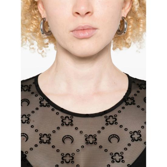 25FW 마린세르 원피스 WDR267A CJER0005 BK99 BLACK - MARINE SERRE