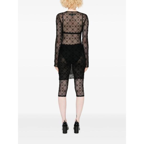 25FW 마린세르 원피스 WDR267A CJER0005 BK99 BLACK - MARINE SERRE