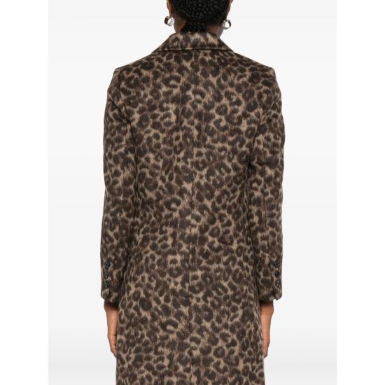 25FW 더로랑 코트 TLR24CTLEO41 LEOPA NEUTRALS - THELAURENT
