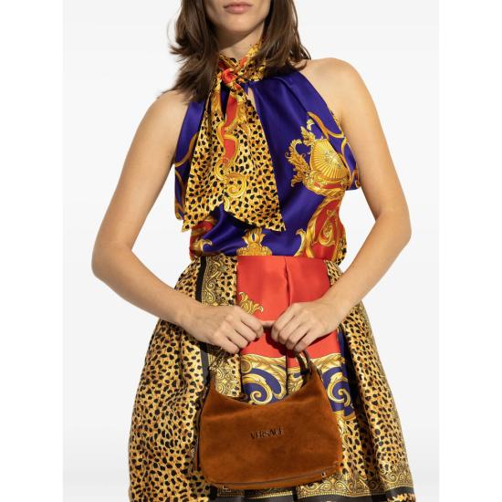 25FW 베르사체 숄더백 1A09892 1018302 1NG8V BROWN - VERSACE