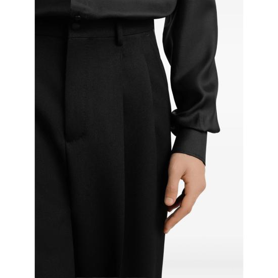 25FW 돌체앤가바나 스트레이트 팬츠 GP17FT FU21E N0000 BLACK - DOLCE & GABBANA