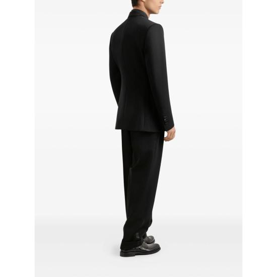 25FW 돌체앤가바나 스트레이트 팬츠 GP17FT FU21E N0000 BLACK - DOLCE & GABBANA