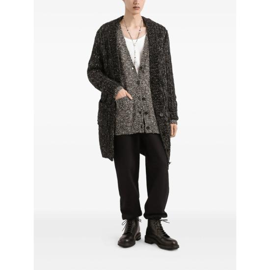 25FW 돌체앤가바나 가디건 GXVE6T JGMC5 S0991 BLACK WHITE - DOLCE & GABBANA