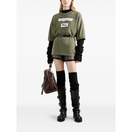 25FW 돌체앤가바나 탑 F8V80T GDDI2 V4026 GREEN - DOLCE & GABBANA