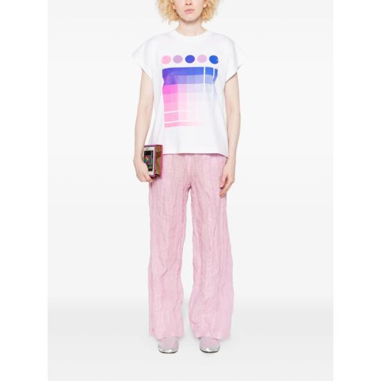 25FW 플리츠플리즈 탑 PP56JK761 87 WHITE PINK - PLEATS PLEASE