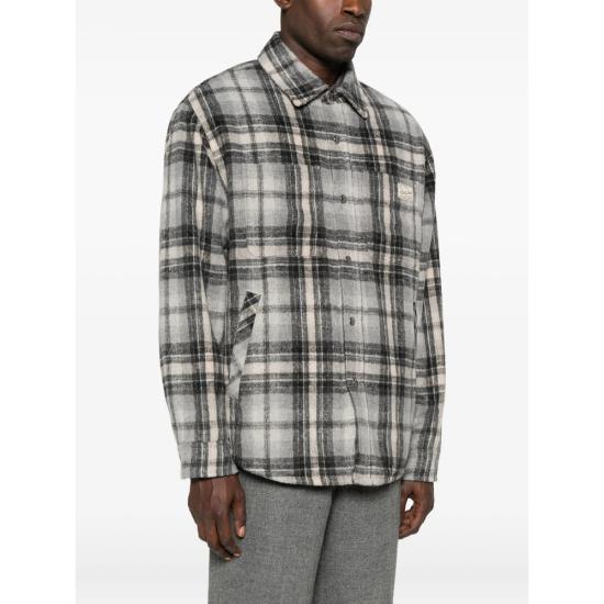 25FW 던스트 셔츠 UDJU5C112G2 GREY BLACK GREY - DUNST