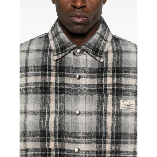 25FW 던스트 셔츠 UDJU5C112G2 GREY BLACK GREY - DUNST