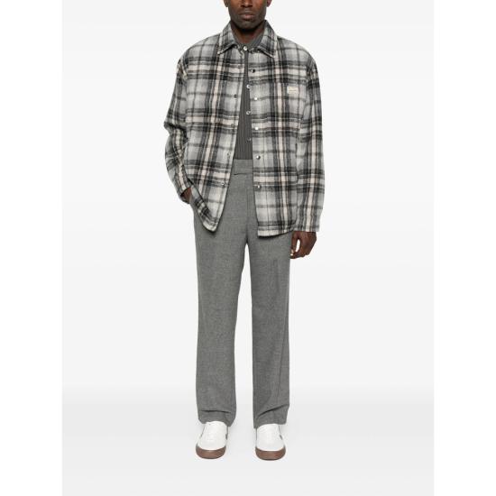 25FW 던스트 셔츠 UDJU5C112G2 GREY BLACK GREY - DUNST