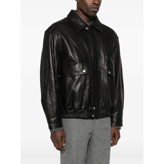 25FW 던스트 가죽 자켓 UDJU5C104BK BLACK - DUNST