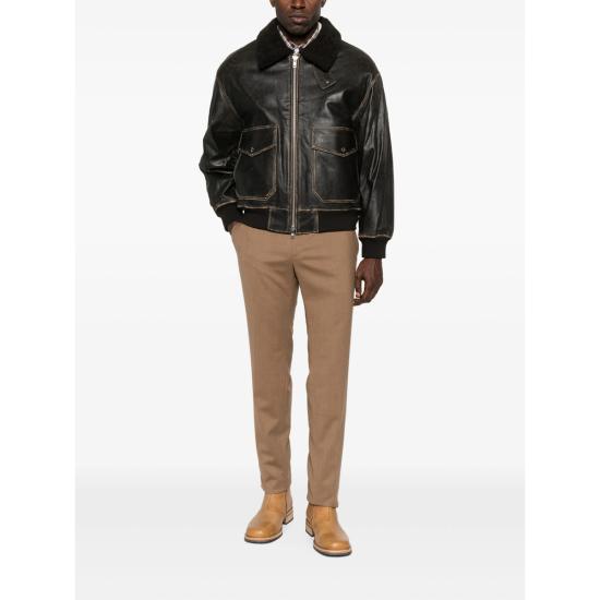 25FW 던스트 가죽 자켓 UDJU5C102W2 BRBRO BROWN - DUNST