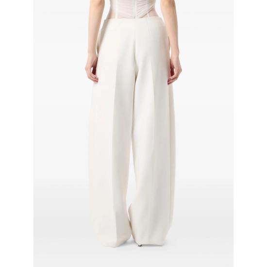 25FW 블루마린 팔라초 팬츠 4P103A N0102 WHITE - BLUMARINE