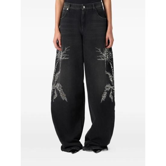 25FW 블루마린 스트레이트 팬츠 4J122A N0990 BLACK - BLUMARINE