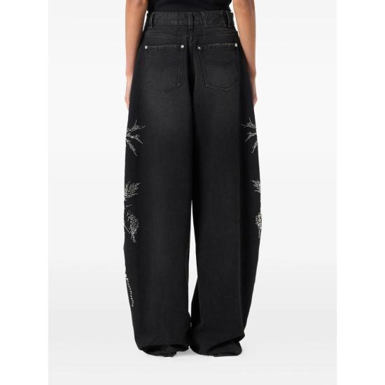 25FW 블루마린 스트레이트 팬츠 4J122A N0990 BLACK - BLUMARINE