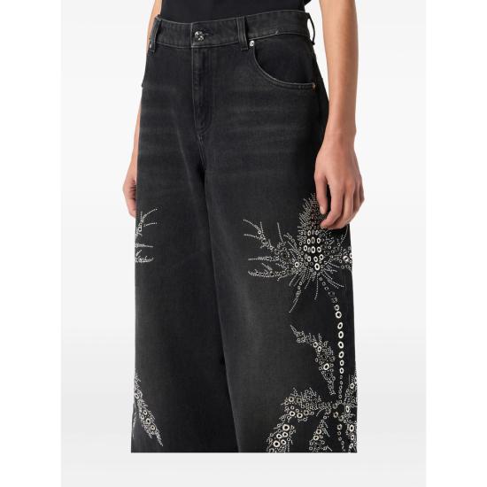 25FW 블루마린 스트레이트 팬츠 4J122A N0990 BLACK - BLUMARINE