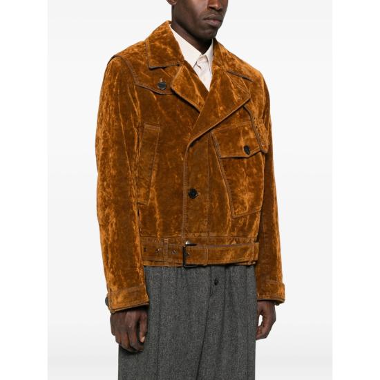 25FW 드리스 반 노튼 바이커 자켓 2392 020579 105 BROWN - DRIES VAN NOTEN