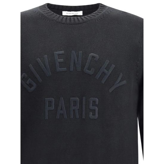 25FW 지방시 스웨터 BM90W04YNM 001 BLACK - GIVENCHY