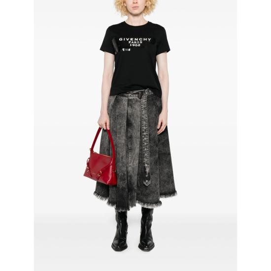 25FW 지방시 탑 BW70FJP78U 001 BLACK - GIVENCHY