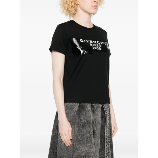 25FW 지방시 탑 BW70FJP78U 001 BLACK - GIVENCHY