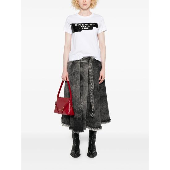 25FW 지방시 탑 BW70FJP78U 100 WHITE - GIVENCHY