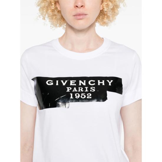 25FW 지방시 탑 BW70FJP78U 100 WHITE - GIVENCHY