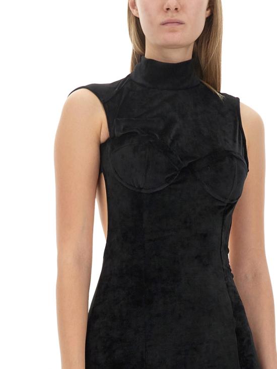  지씨디에스 숏 원피스 FW23W590600 02 BLACK - GCDS