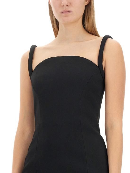  베르사체 미디 원피스 1012446 1A005401B000 BLACK - VERSACE