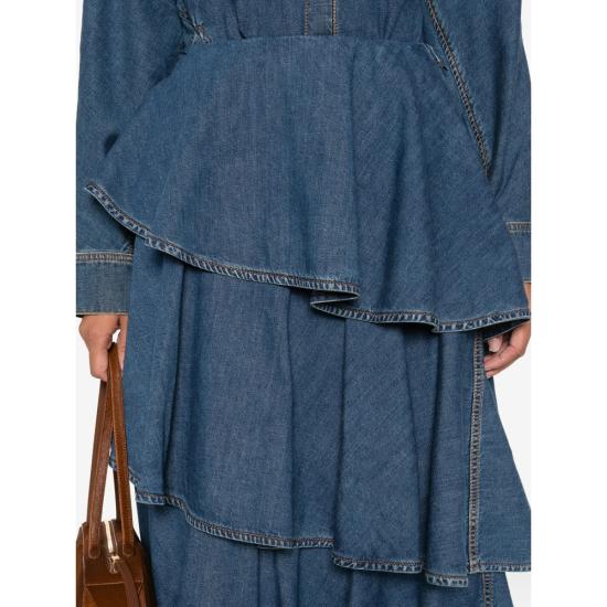 25FW 알라이아 스커트 AA9J2358D004B 505 BLUE - ALAIA