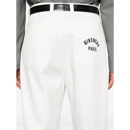 25FW 지방시 스트레이트 팬츠 BM51M7164P 105 WHITE - GIVENCHY