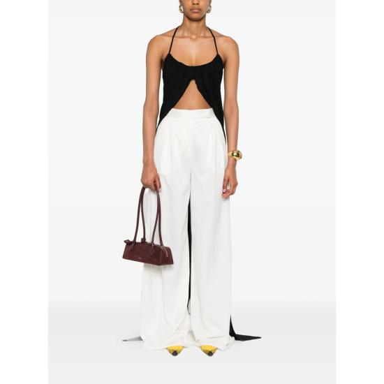 25FW 알라이아 민소매 티셔츠 AA9H1251J050B 995 BLACK - ALAIA