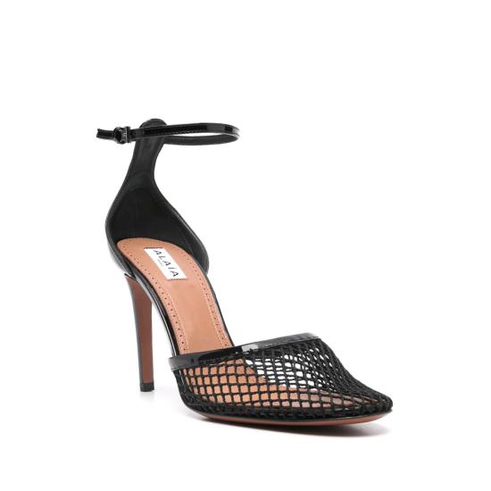 25FW 알라이아 힐/펌프스 AA3E049TK007 999 BLACK - ALAIA