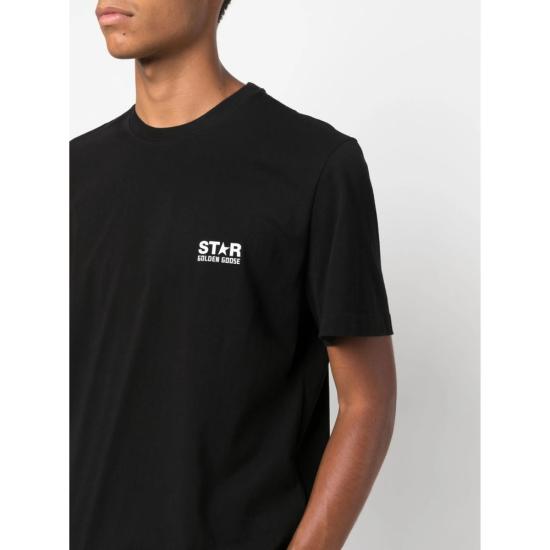 26SS 골든구스 반팔 티셔츠 GMP01220 P000879 80203 BLACK - GOLDEN GOOSE