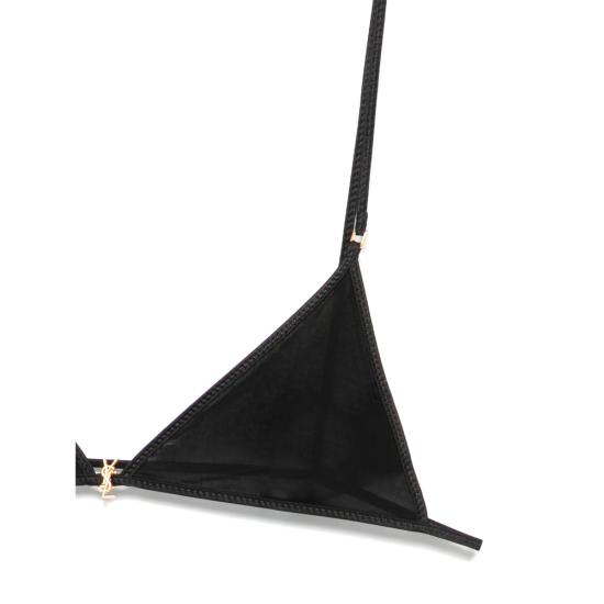 25SS 생로랑 브라 830986 Y37ZJ 1000 BLACK - SAINT LAURENT