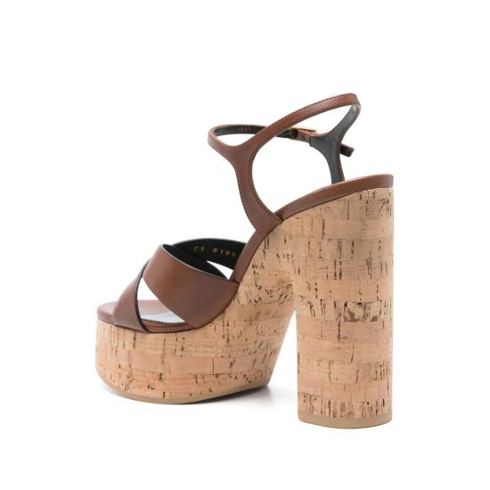 25SS 생로랑 샌들 818934 DWE00 6036 BROWN - SAINT LAURENT