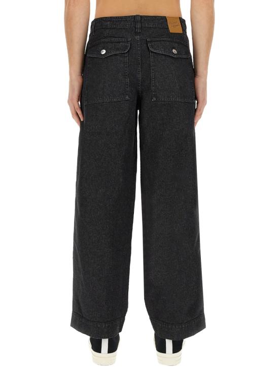  메종키츠네 데님 팬츠 LM01113WW0081 WASHED BLACK - MAISON KITSUNE
