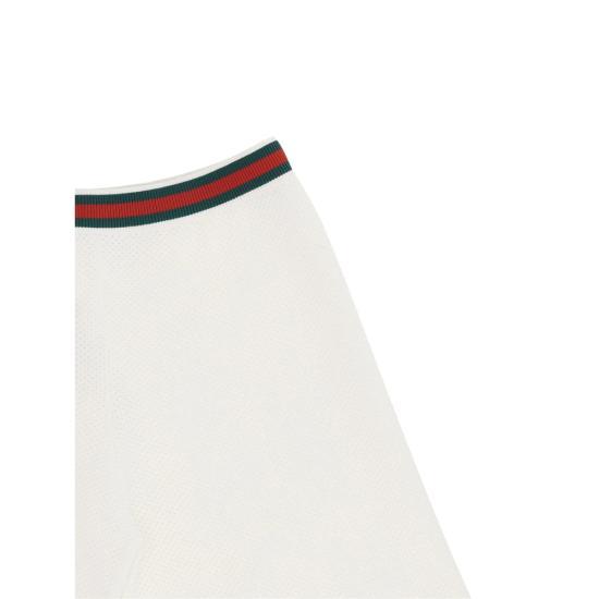 25SS [키즈] 구찌 쇼츠/버뮤다 809676 XKEIS 9060 WHITE - GUCCI