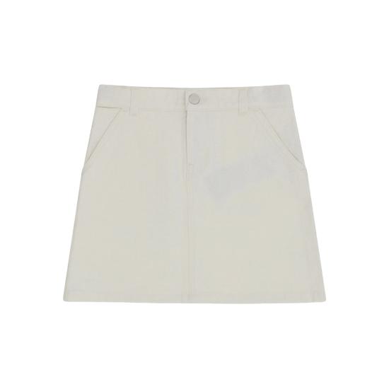 25SS [키즈] 구찌 데님 스커트 808297 XDC56 9692 WHITE