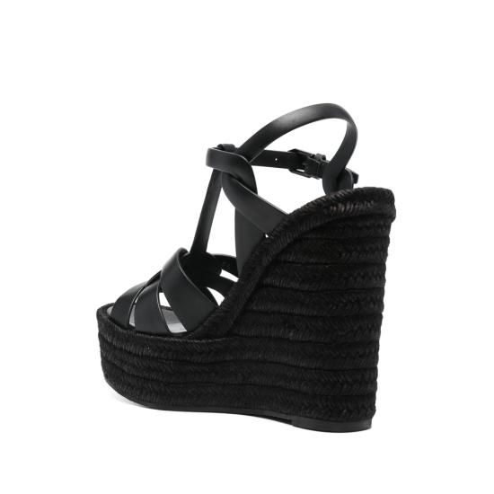 25SS 생로랑 샌들 611924 BDA00 1000 BLACK BLACK - SAINT LAURENT