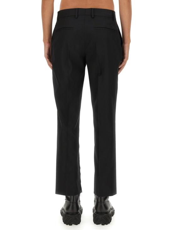  오프화이트 스트레이트 팬츠 OMCA248 F23FAB0031010 BLACK - OFF WHITE