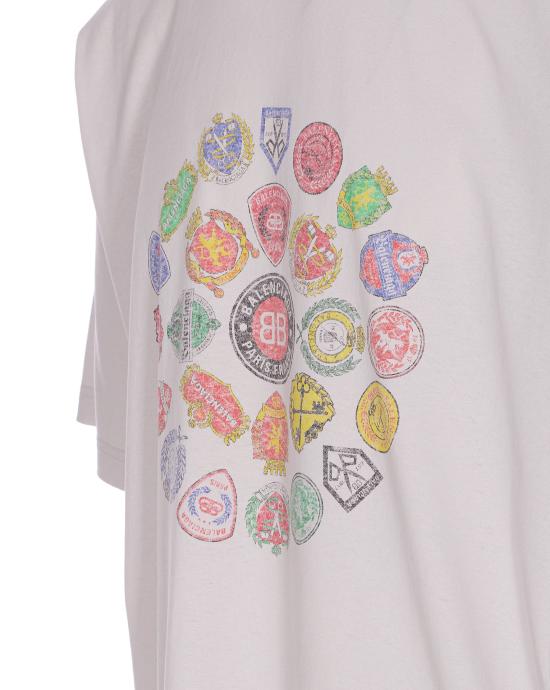 25FW 발렌시아가 반팔 티셔츠 764235 TTVH49012 Grey - BALENCIAGA