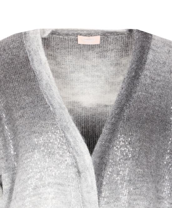 25FW 리우조 가디건 MF5248MA14R L9020 Grey - LIU JO