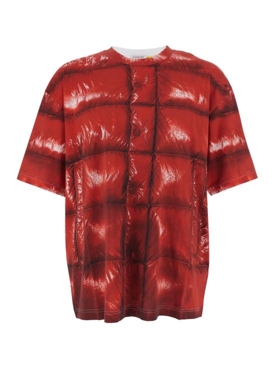 25FW 몽클레어 몽클레르 x 에이셉 라키 코튼 티셔츠  8C0000189AYW457 Red