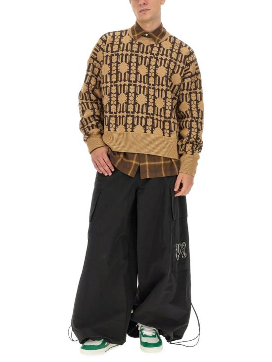  팜앤젤스 스웨터 PMHE053 E23KNI0016160 BEIGE - PALM ANGELS