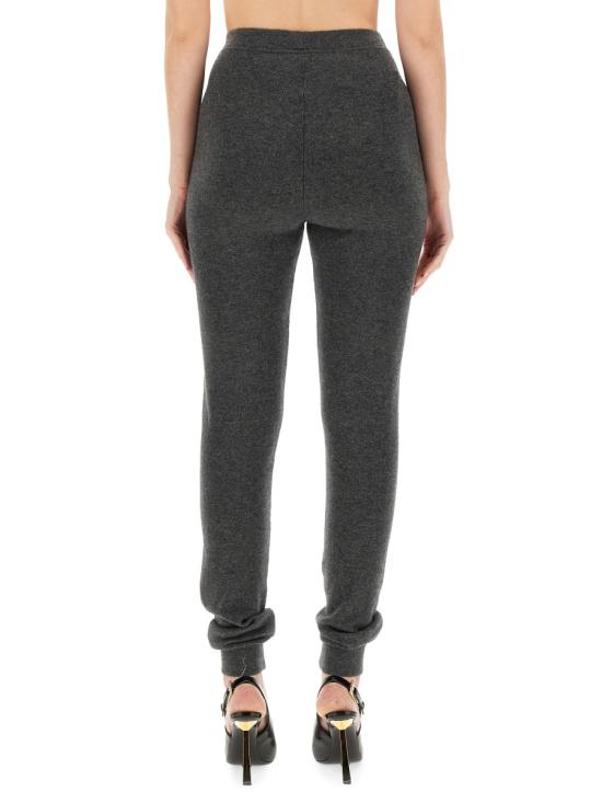 26FW 생로랑 하이 웨이스티드 레깅스 765442 YALL21500 GREY - SAINT LAURENT