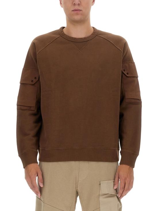  텐 씨 긴팔 티셔츠 23CTCUF03168 A06455389 BROWN