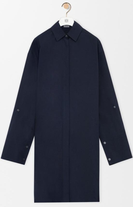 25FW 로에베 점프수트 S359Y09XJA 5110 NAVYBLUE