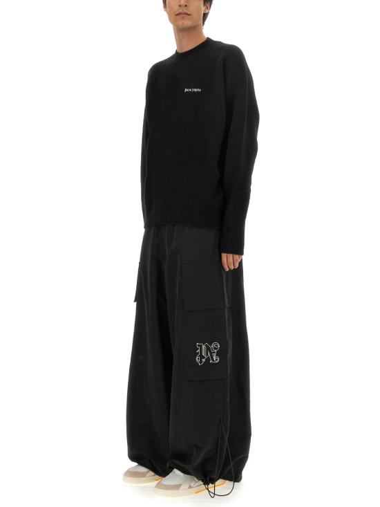  팜앤젤스 스웨터 PMHE054 F23KNI0051001 BLACK - PALM ANGELS