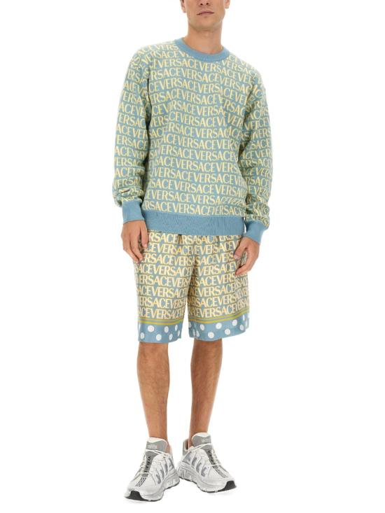  베르사체 스웨터 1010249 1A074665V510 MULTICOLOUR - VERSACE